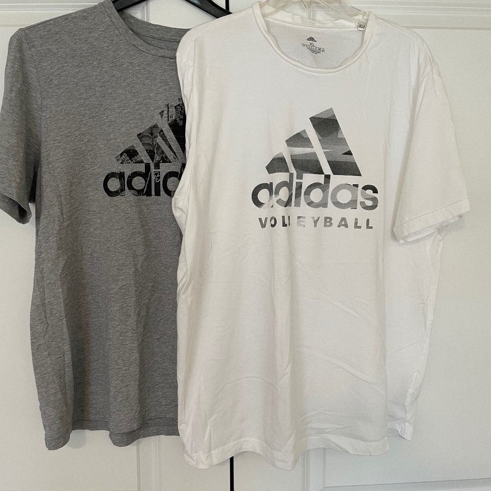 2 Men's Adidas Tee's